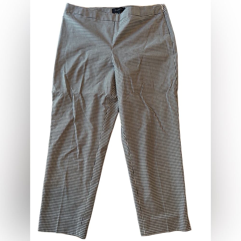Nearly Brand New Talbots Black and White Pants